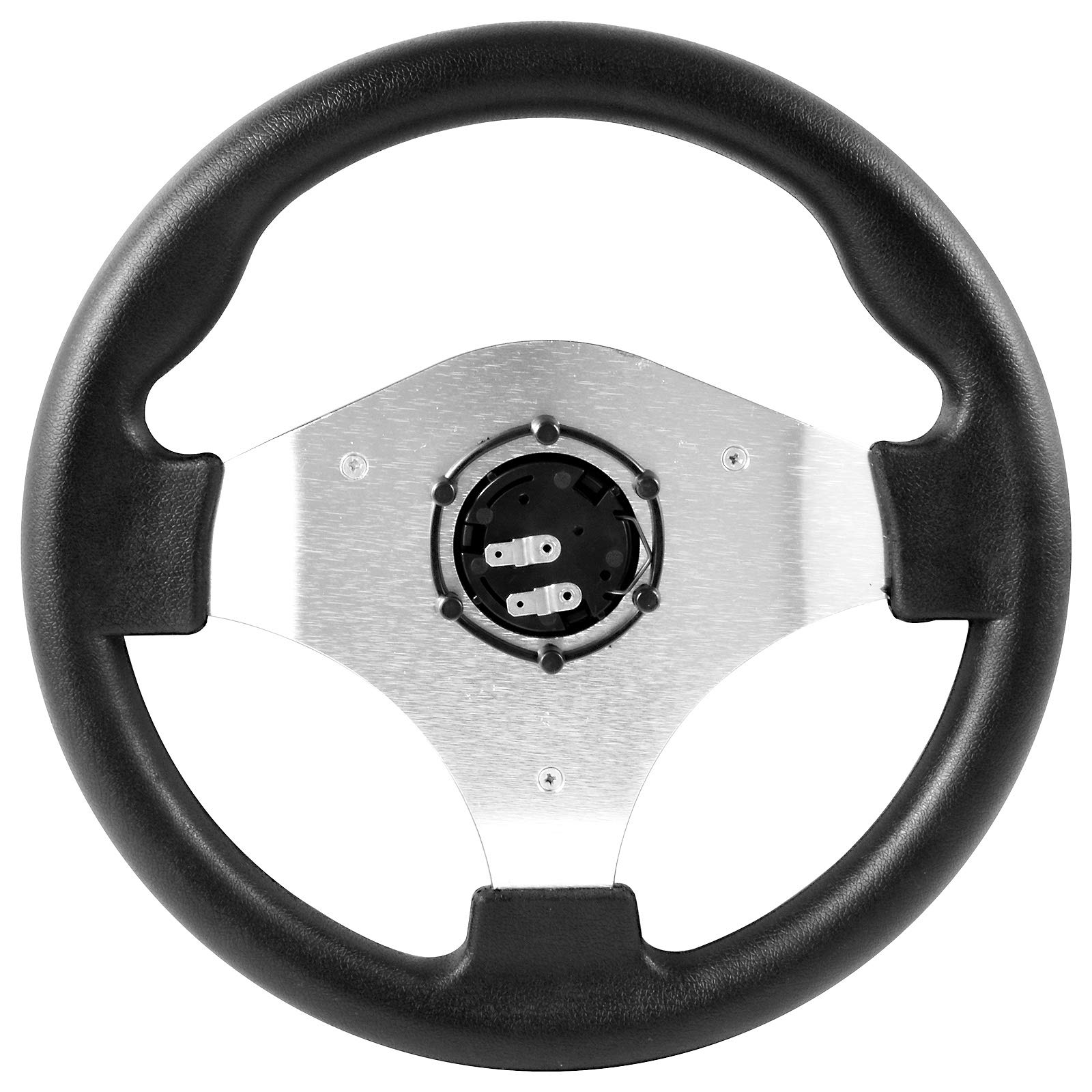 Roykaw Carbon Fiber Golf Cart Steering Wheel - Compatible with Yamaha EZGO Club Car | Premium Replacement Part for Golf Cart Accessories | Perfect for Golf Course Rides & Utility Vehicle Upgrades