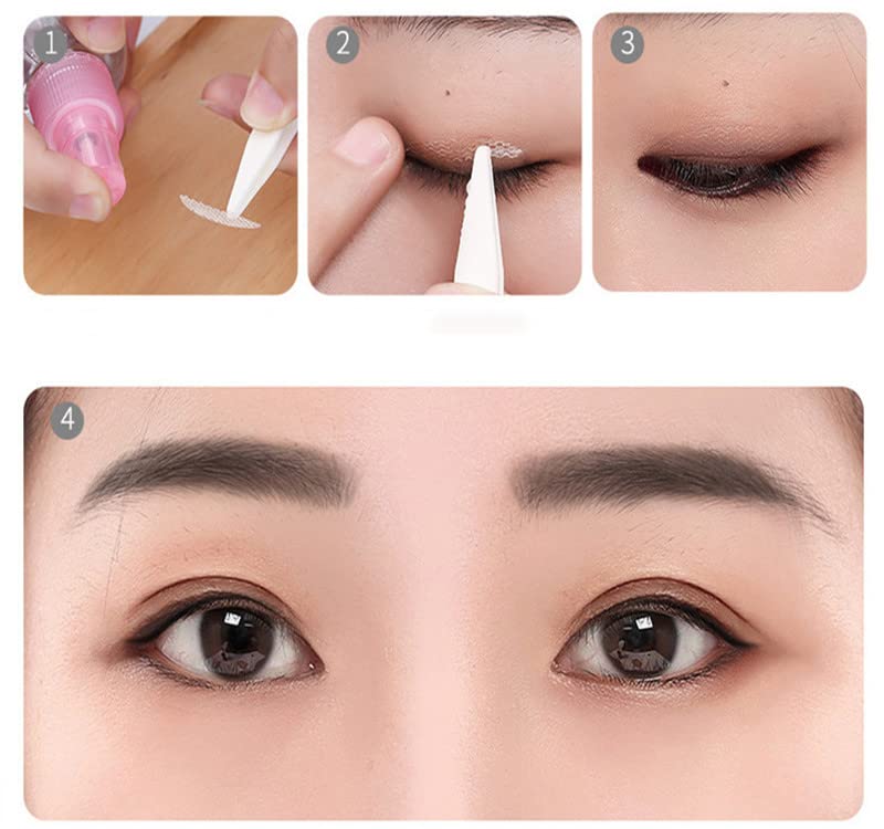 Elegious Invisible Eyelid Tape - 300 Pairs for Natural Double Eyelids | Makeup & Beauty Essential