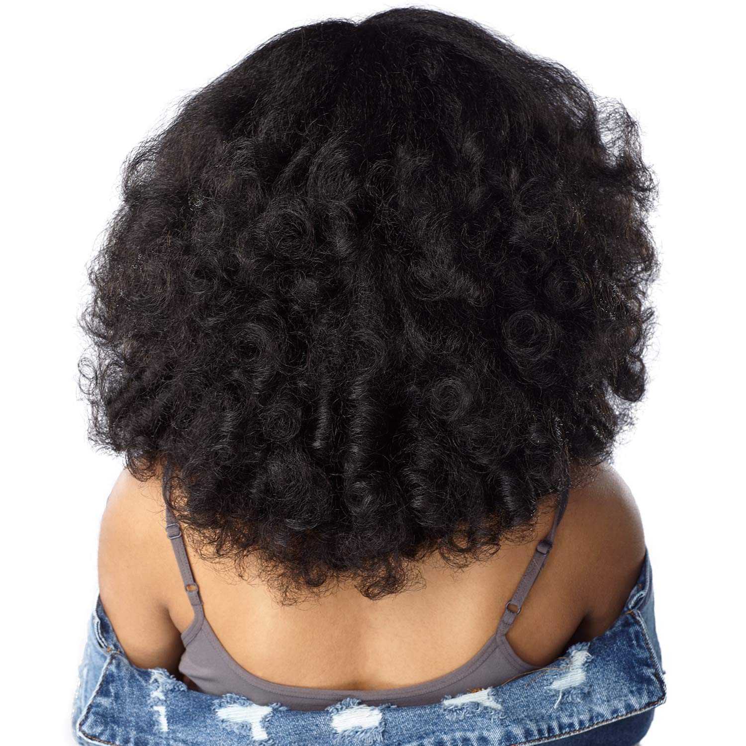 Sensationnel Lace Front Wig - Curly Kinky Human Hair Wig (T1B/27) for Black Women | Perfect for Daily Wear, Cosplay & Special Occasions
