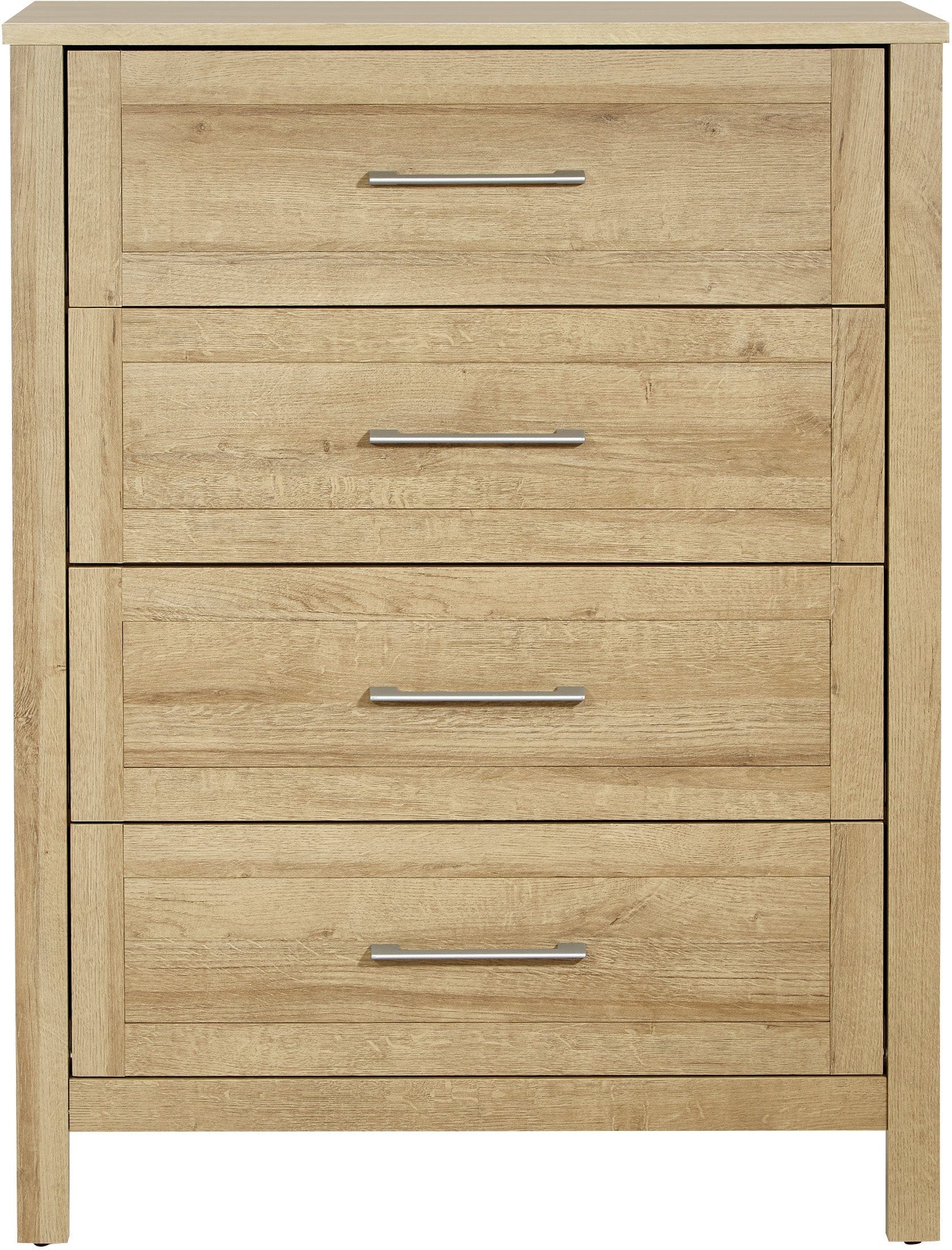 Office Star Stonebrook 4 Drawer Chest - Wooden Dresser with Smooth Gliding Drawers for Bedroom, Office, or Dorm Storage [SK4DRC] - Perfect for Organizing Clothes, Linens, and Office Supplies