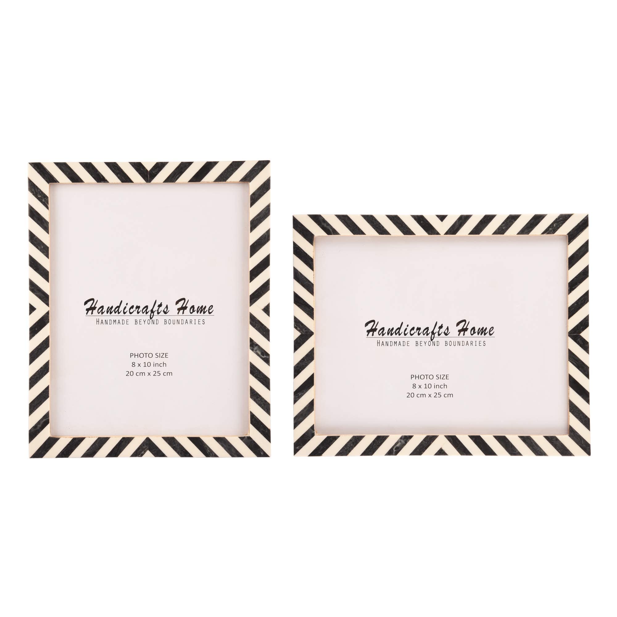 Handmade 8x10 Picture Frames 2-Pack - Wall & Tabletop Display for Home Decor Gifts