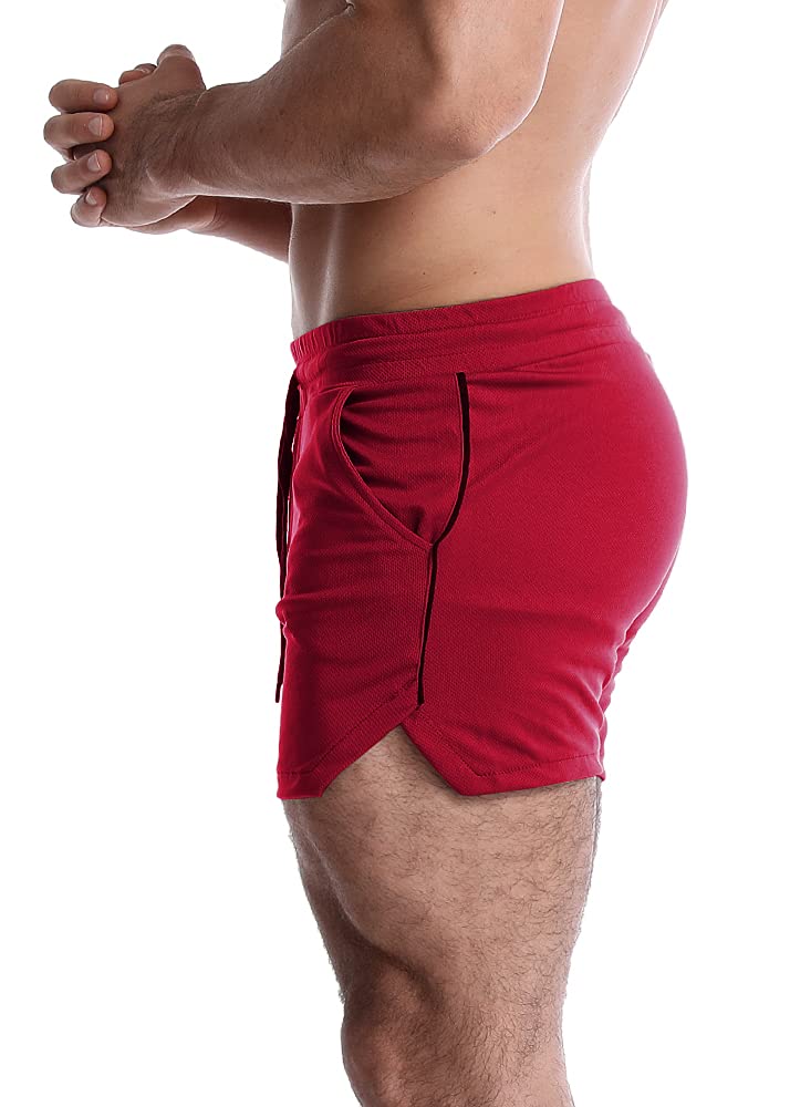 EVERWORTH Men's 5 Inch Inseam Workout Shorts - Quick Dry Athletic Gym Shorts for Bodybuilding, Running & Casual Wear - Lightweight Training Shorts for Men's Fitness, Jogging & Summer Outdoor Activities