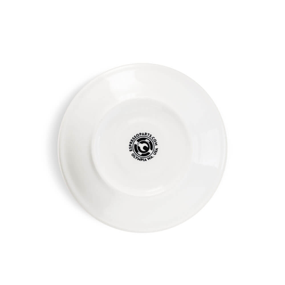 Premium White Porcelain Espresso Cup & Saucer Set (2oz/70ml) - Barista Quality Coffee Cups for Home & Cafe Use - Perfect for Espresso, Cappuccino, and Latte