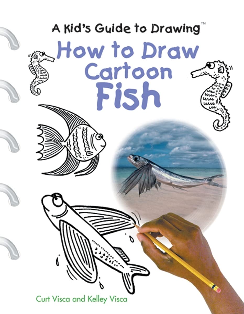 How to Draw Cartoon Fish - Step by Step Drawing Guide for Kids | Fun Art Activity for Beginners & Children's Creativity