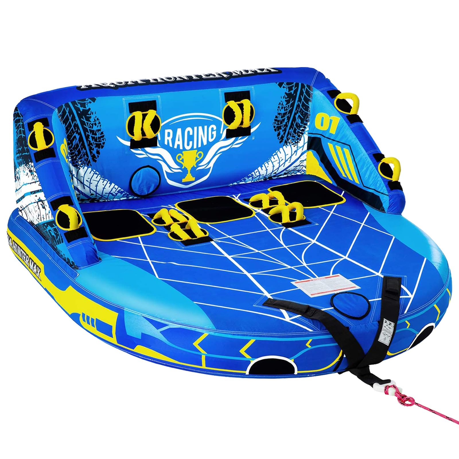 Leader Accessories 3-Person Towable Tube Replacement Inner Backrest Bladder - Durable Inflatable Tube Accessories for Water Sports, Boating & Lake Fun