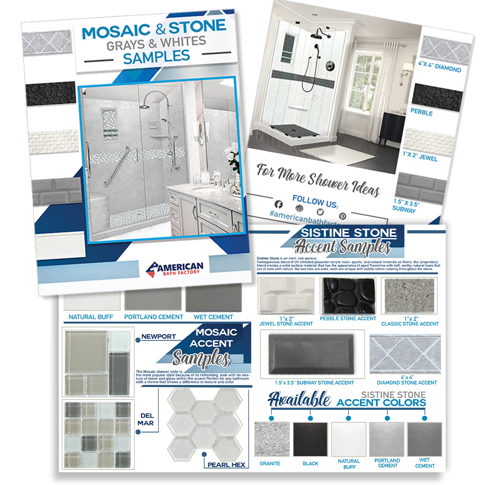 Sistine Stone Sample Pack - Natural Stone Tiles for Home Decor, Kitchen Backsplash & Bathroom Renovation | High-Quality Marble, Granite & Travertine Samples for DIY Projects & Interior Design