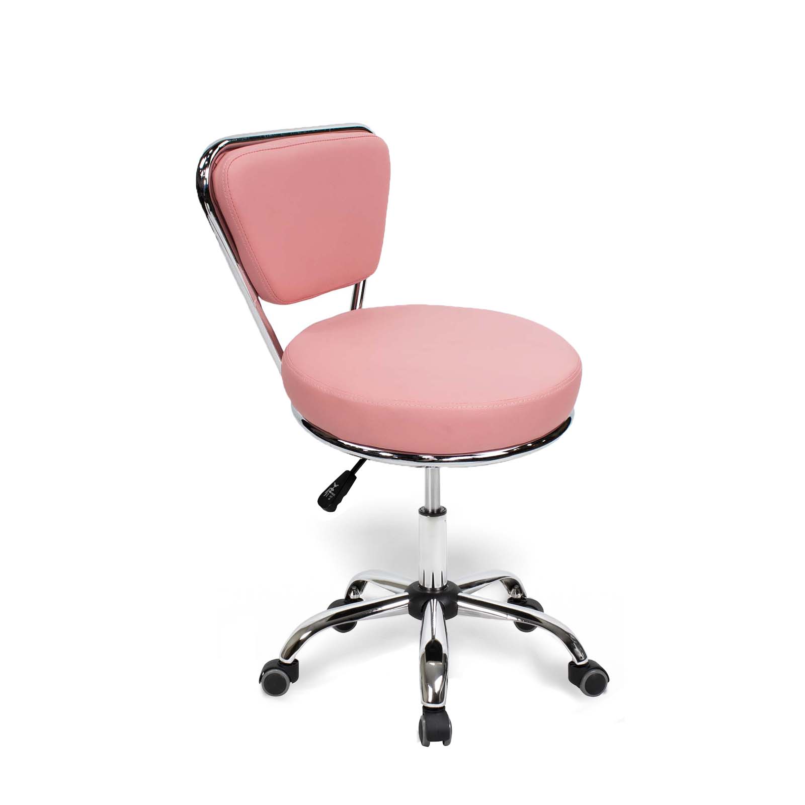 Professional Dayton Salon Manicure Technician Stool - Adjustable Height Rolling Stool for Nail Technicians, Spa & Beauty Professionals - Perfect for Manicures, Pedicures & Salon Services
