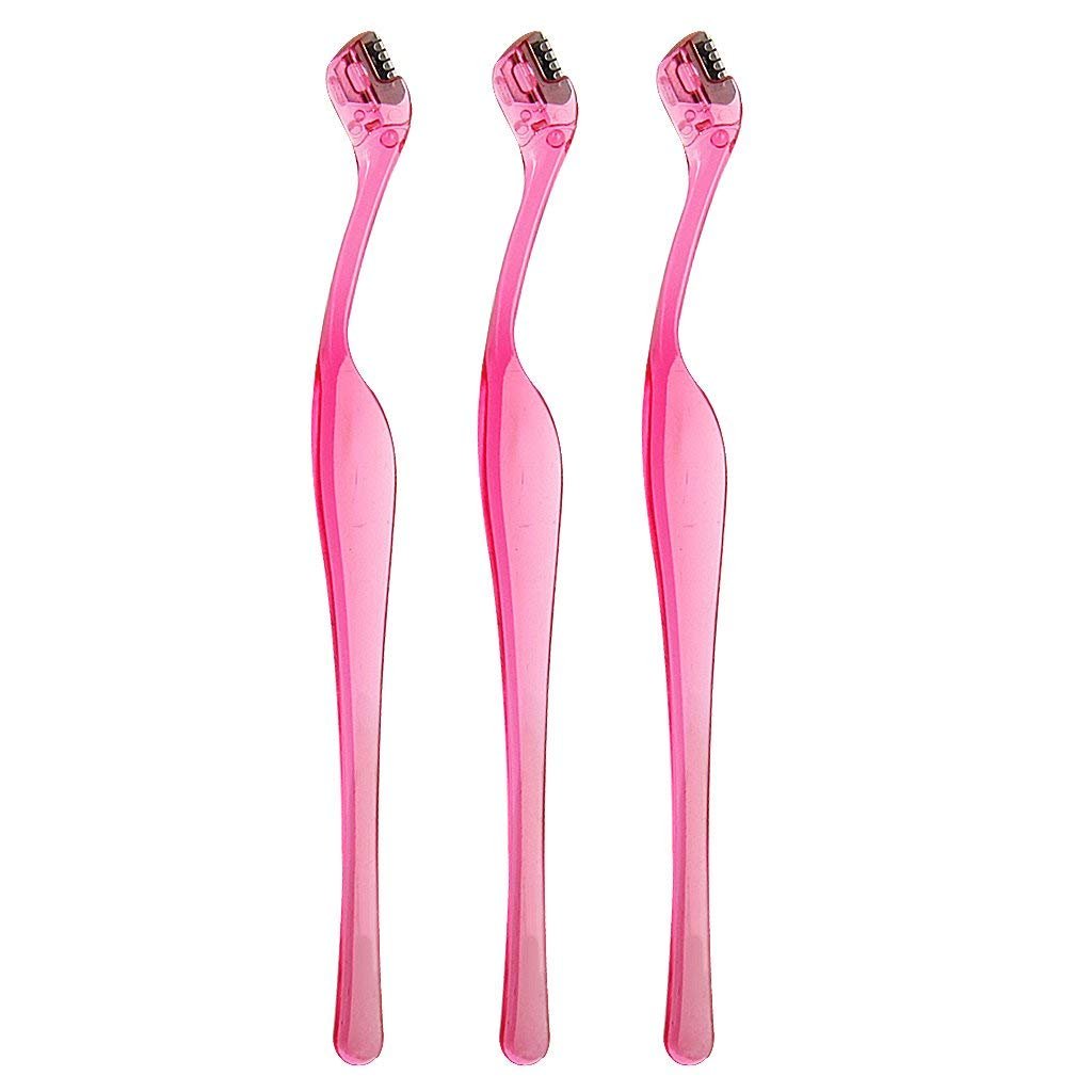 Aeromdale 3-Piece Eyebrow Razor Set - Facial Hair Remover, Lip & Eyebrow Trimmer, Dermaplaning Tool for Smooth Skin - Perfect for Eyebrow Shaping, Peach Fuzz Removal & At-Home Skincare Routine