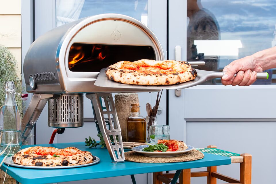 Gozney Roccbox Portable Outdoor Pizza Oven - Gas & Wood Fired, Perfect for Backyard, Camping & Tailgating Parties