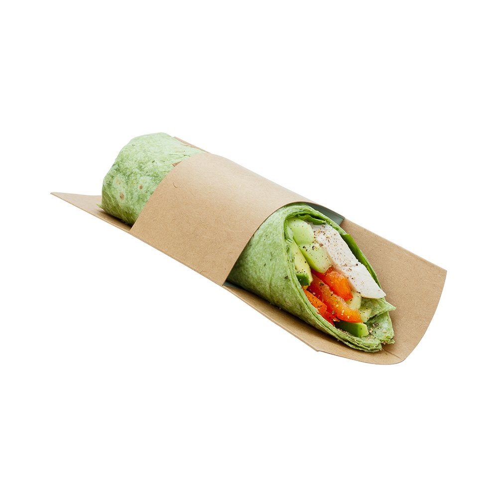 **Restaurantware Disposable Kraft Paper Sandwich Wraps - 9 Inch Eco-Friendly Food Containers - 25 Count Box for Delis, Cafes & Catering Events**