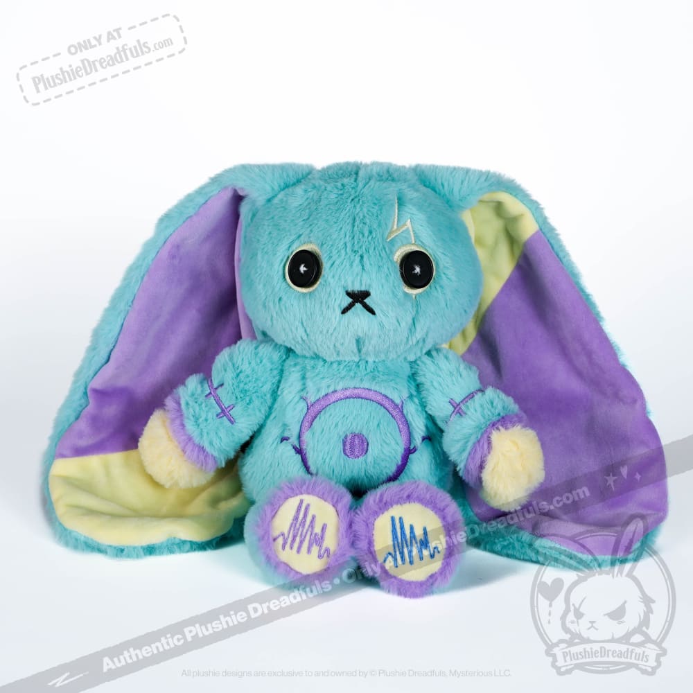 Plushie Dreadfuls Epilepsy Awareness Rabbit - Soft Stuffed Animal Toy for Support & Comfort | Cute Plush Bunny Gift for Medical Conditions, Therapy & Home Decor