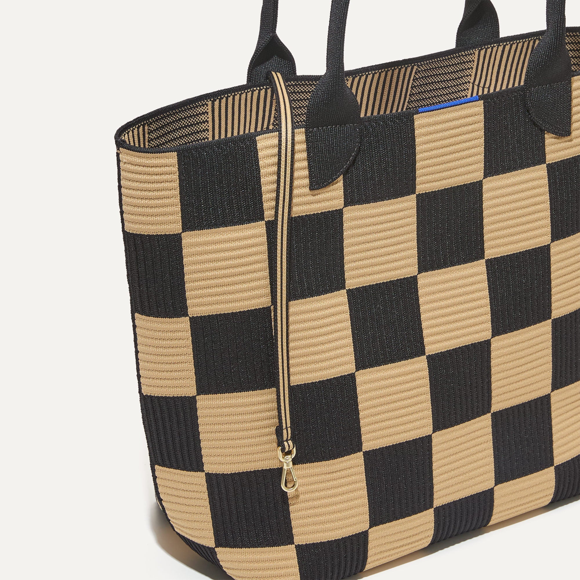 Lightweight Checker Classic Tote Bag - Stylish & Durable for Work, Travel & Shopping
