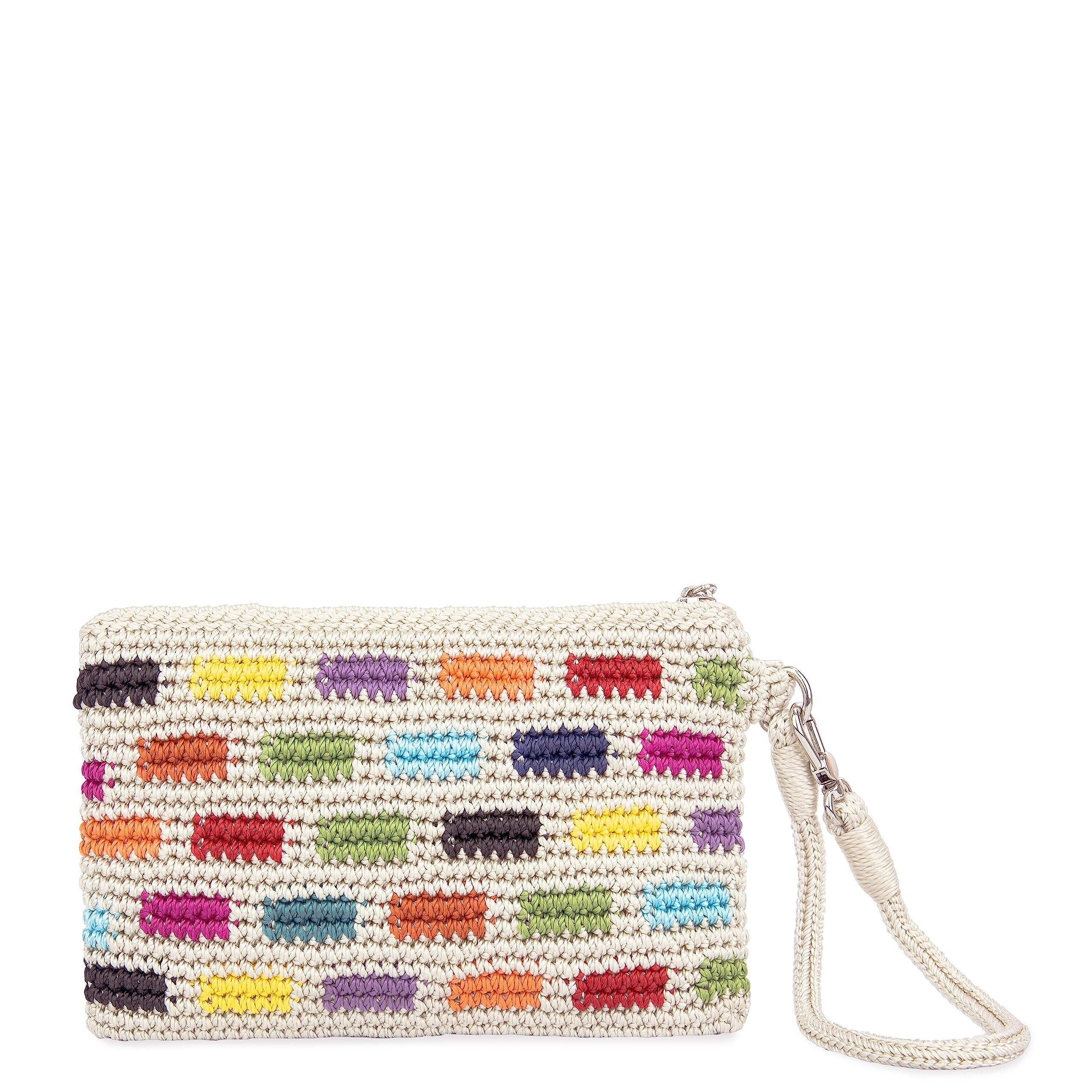 The Sak Vita Crochet Wristlet - Stylish Women's Crossbody Phone Purse with Card Slots | Perfect for Shopping, Travel & Everyday Use