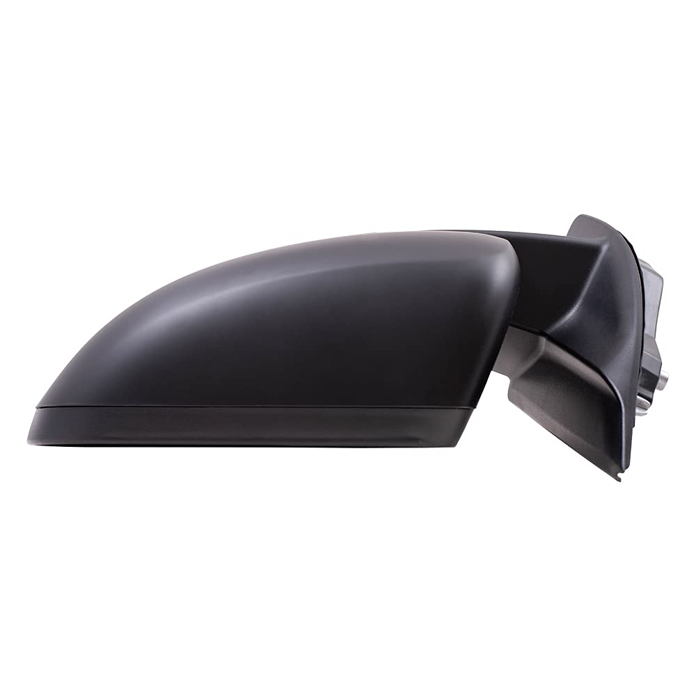 Brock Replacement Driver Side Power Mirror - Black, Paint to Match, with Power Fold & Blind Spot Detection (No Heat/Signal) - Compatible with 2019-2021 Ford Ranger | Perfect for Off-Roading & Daily Commuting