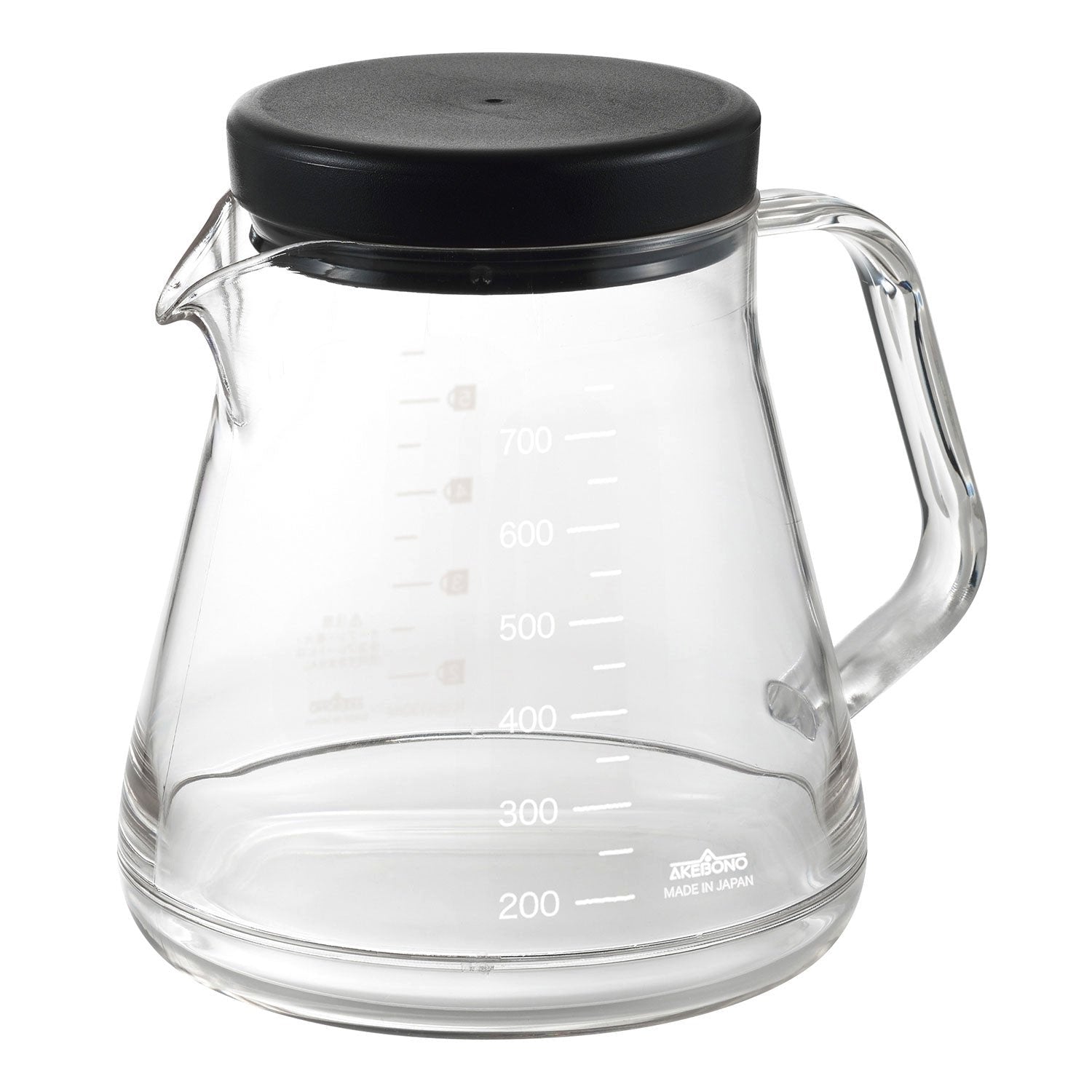 Akebono Heat-Resistant Plastic Coffee Pot with Lid - BPA-Free, Durable & Lightweight - Perfect for Home, Office & Camping Use - Model TW 3727