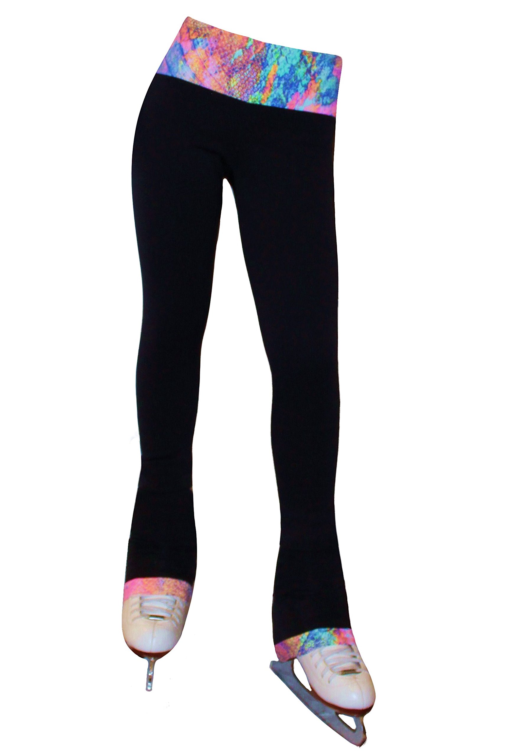 Ice Fire Polartec Venetta Fit Figure Skating Pants for Women - Thermal Winter Training Leggings for Ice Skaters, Ballet Dancers & Athletes - Perfect for Cold Weather Practice & Performance
