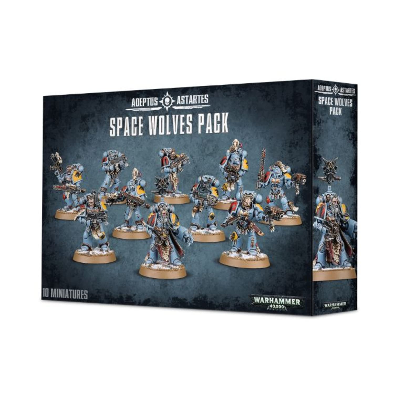 Games Workshop 99120101137 Space Wolves Pack - Warhammer 40K Tabletop Miniature Game Set for Collectors & Wargaming Enthusiasts | Perfect for Battles, Painting, and Display