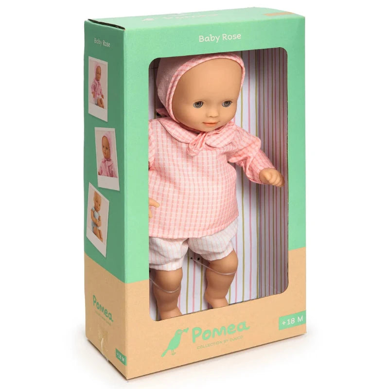 Soft Baby Rose Doll - Cute & Cuddly Plush Toy for Infants & Toddlers - Perfect for Nursery Decor, Gift, and Playtime Comfort