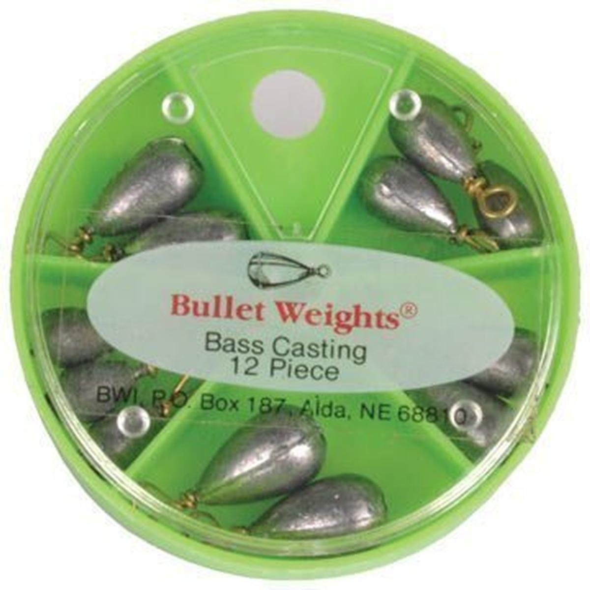 BCM Bass Casting Bullet Weights - Multi-Colored Fishing Sinkers for Bass Fishing | Perfect for Freshwater & Saltwater Casting