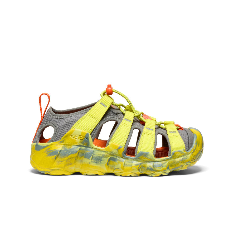 Big Kids' Hyperport H2 Sandal - Lightweight Water Shoes for Boys & Girls | Evening Primrose/Steel Grey | Perfect for Beach, Pool & Outdoor Adventures