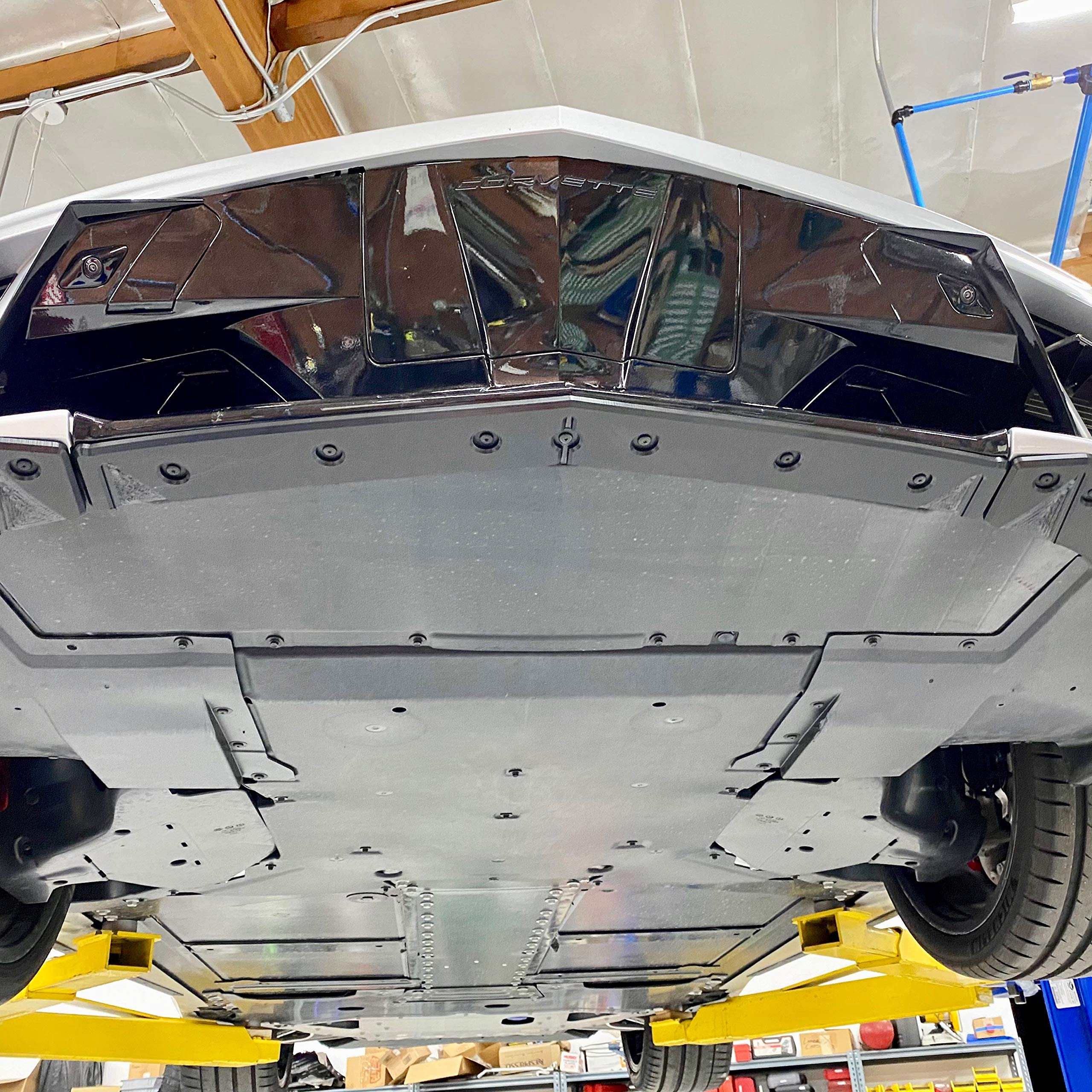 ProTEKt Chevy C8 Corvette Stingray Front Bumper Skid Plate - Heavy Duty Protection for Off-Road & Racing | Perfect for Track Days, Off-Road Adventures & Car Shows