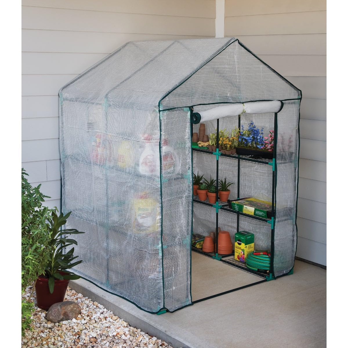 Best Walk-in Greenhouse for Gardening - Do it Best GS HS1116 Large Greenhouse for Plants, Flowers & Vegetables - Perfect for Backyard, Patio & Indoor Gardening