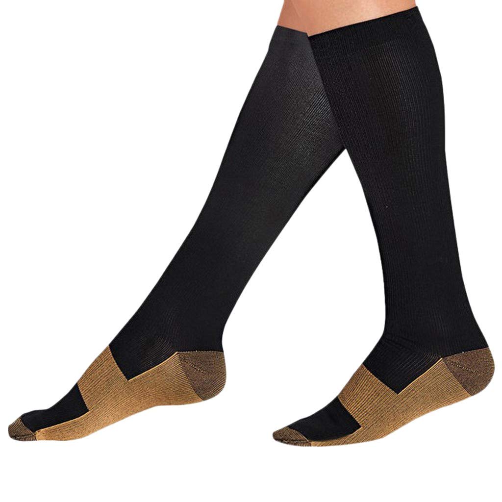 Best Women & Men Compression Socks for Running, Sports & Medical Support - L/XL Size (P622) - Ideal for Marathon Training, Workouts & Circulation Support