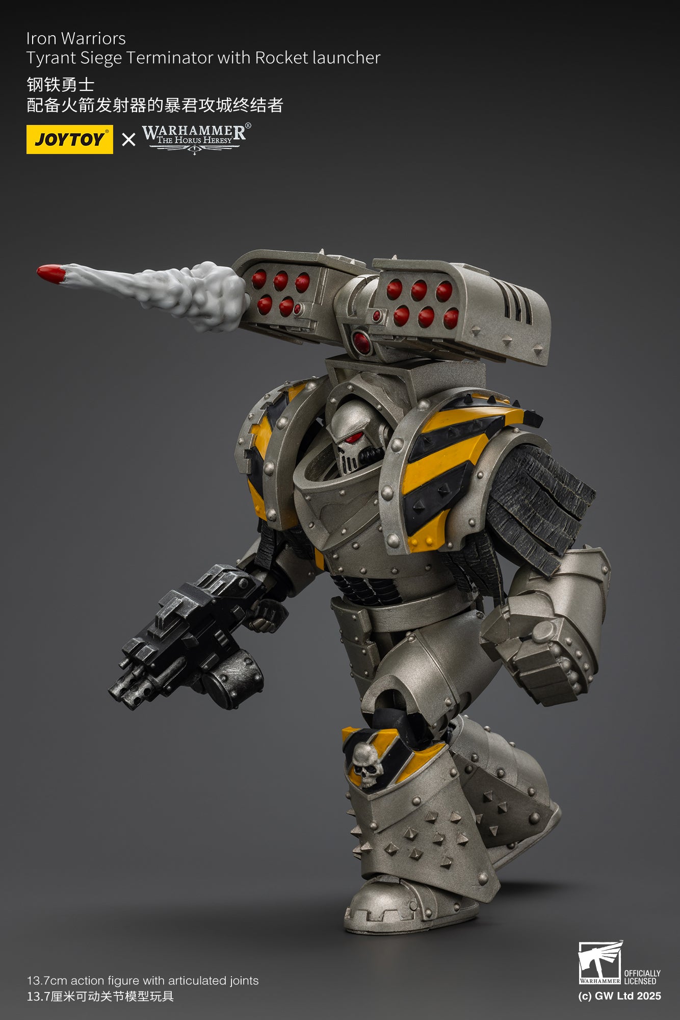 Pre Order 1/18 JOYTOY Warhammer The Horus Heresy Iron Warriors Tyrant Siege Terminator Action Figure Set - Perfect for Collectors, Warhammer 40K Fans & Tabletop Gaming Enthusiasts