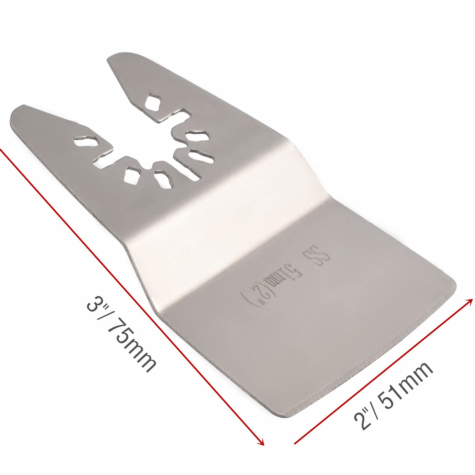 Ettonsun 15-Piece Oscillating Tool Scraper Blades Set - 2 Inch Rigid Scraper for Floors, Grout & Paint Removal - Multi-Surface Scraping Blades for DIY, Renovation & Professional Use
