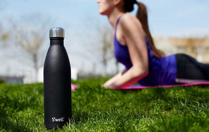 S'well Stone 17oz (500mL) Stainless Steel Water Bottle - Insulated, Leak Proof, Eco-Friendly for Travel, Gym & Outdoor Activities