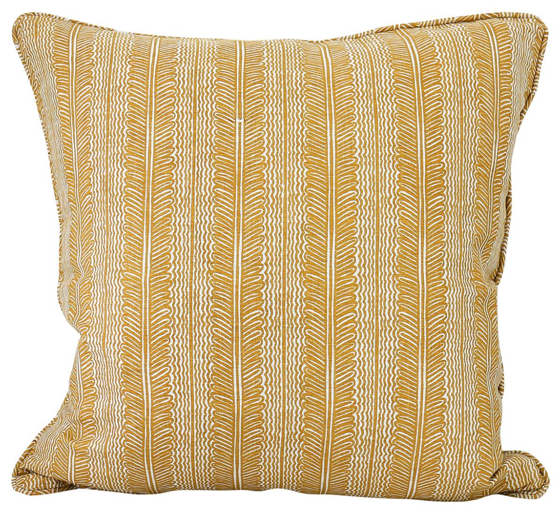 Premium Balos Saffron Pillow Cover - 100% Cotton Decorative Cushion Case for Sofa, Bed & Home Decor - Boho Chic Throw Pillow Cover for Living Room, Bedroom & Dorm