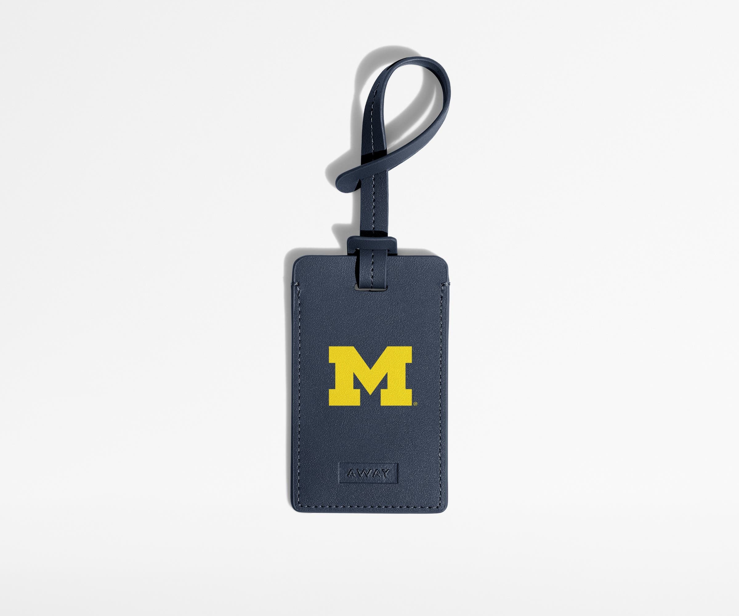 University of Michigan™ Official Collegiate Luggage Tag - Durable Travel ID Tag for Backpacks & Suitcases - Perfect for Alumni, Students & Fans Traveling to Campus