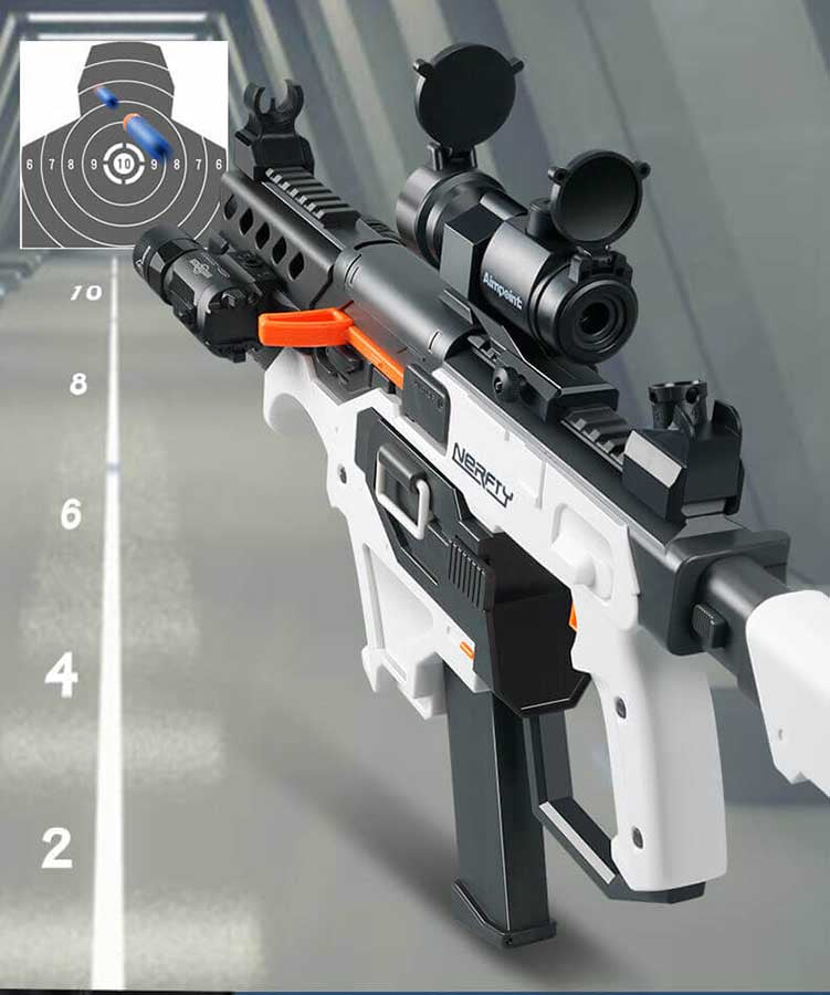 Sembylon Vector Electric Dart Blaster - High Performance Foam Dart Toy Gun for Outdoor & Indoor Nerf Battles, Team Games & Target Practice - Perfect for Kids, Teens & Adults