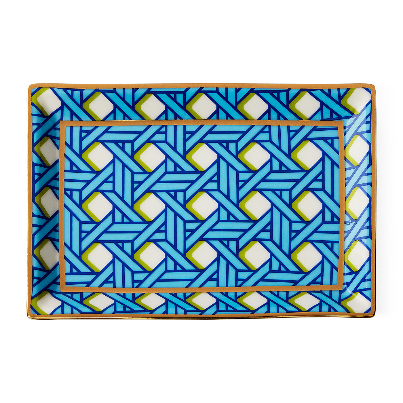 Basketweave Rectangle Tray - Elegant Decorative Serving Tray for Dining, Coffee Table, or Bathroom Organization | Perfect for Entertaining, Home Decor, and Gift Giving