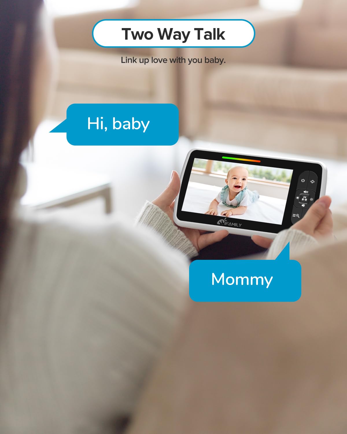 iFamily Baby Monitor with 5
