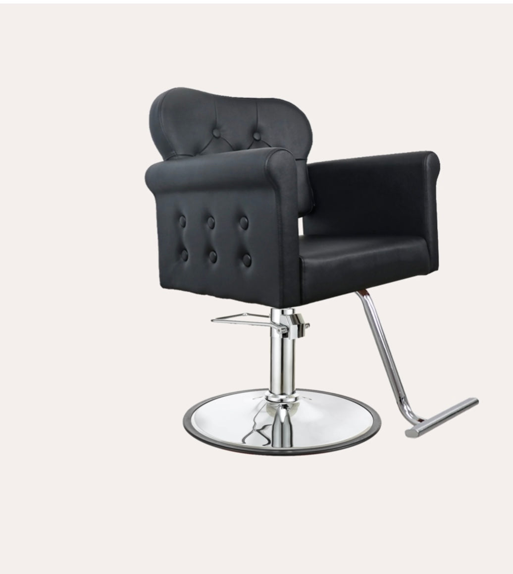 Stylish Glam Salon Chair for Hair Styling & Beauty Services - Perfect for Salons, Barbershops & Home Use