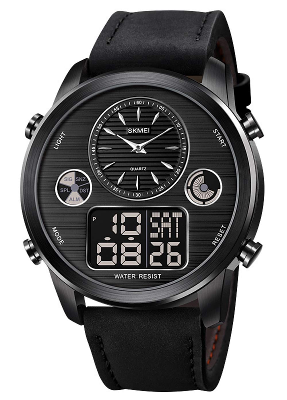 **GOSASA Military Sports Watch for Men - Digital LED Chronograph with Countdown Timer, Waterproof, Shockproof - Ideal for Outdoor, Running, Hiking & Tactical Use**