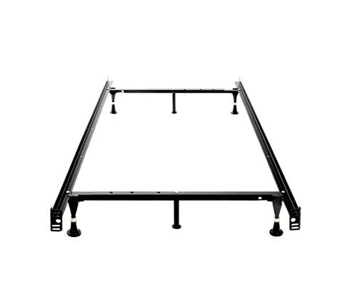 Adjustable Metal Bed Frame - Twin, Full, Queen Size - Sturdy & Noise-Free Support for Home, Dorm, Guest Room & Apartment