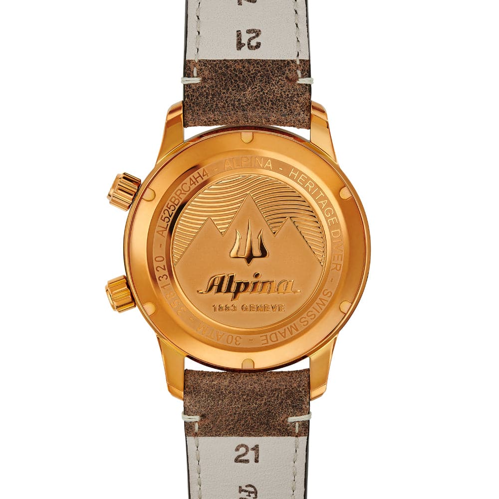 ALPINA SEASTRONG DIVER HERITAGE 525BRC4H4 Men's Luxury Dive Watch - 300M Water Resistant, Swiss Automatic Movement - Perfect for Scuba Diving, Water Sports & Everyday Wear