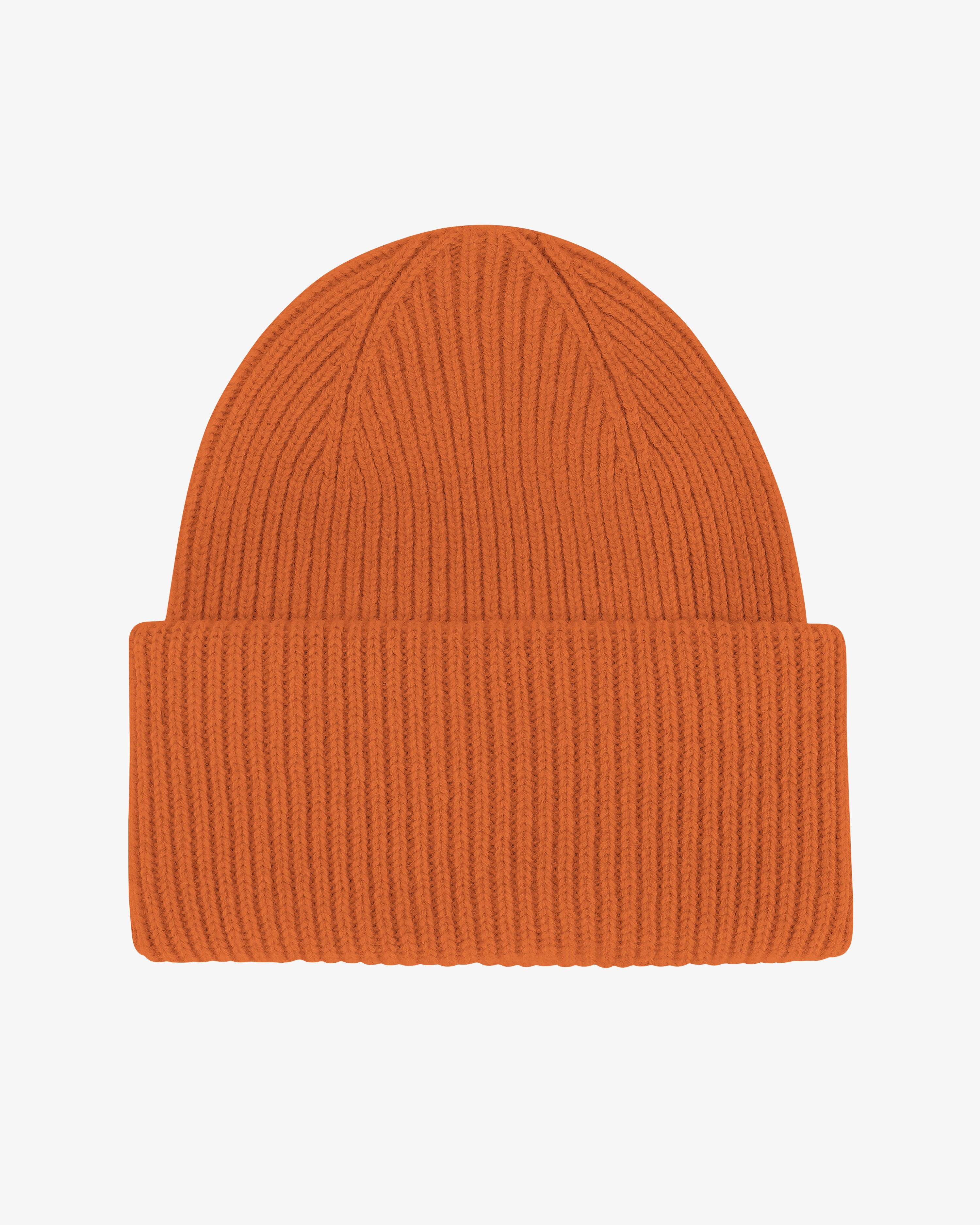 Premium Merino Wool Beanie - Soft & Warm Winter Hat for Men & Women - Burned Orange - Perfect for Skiing, Hiking & Outdoor Activities