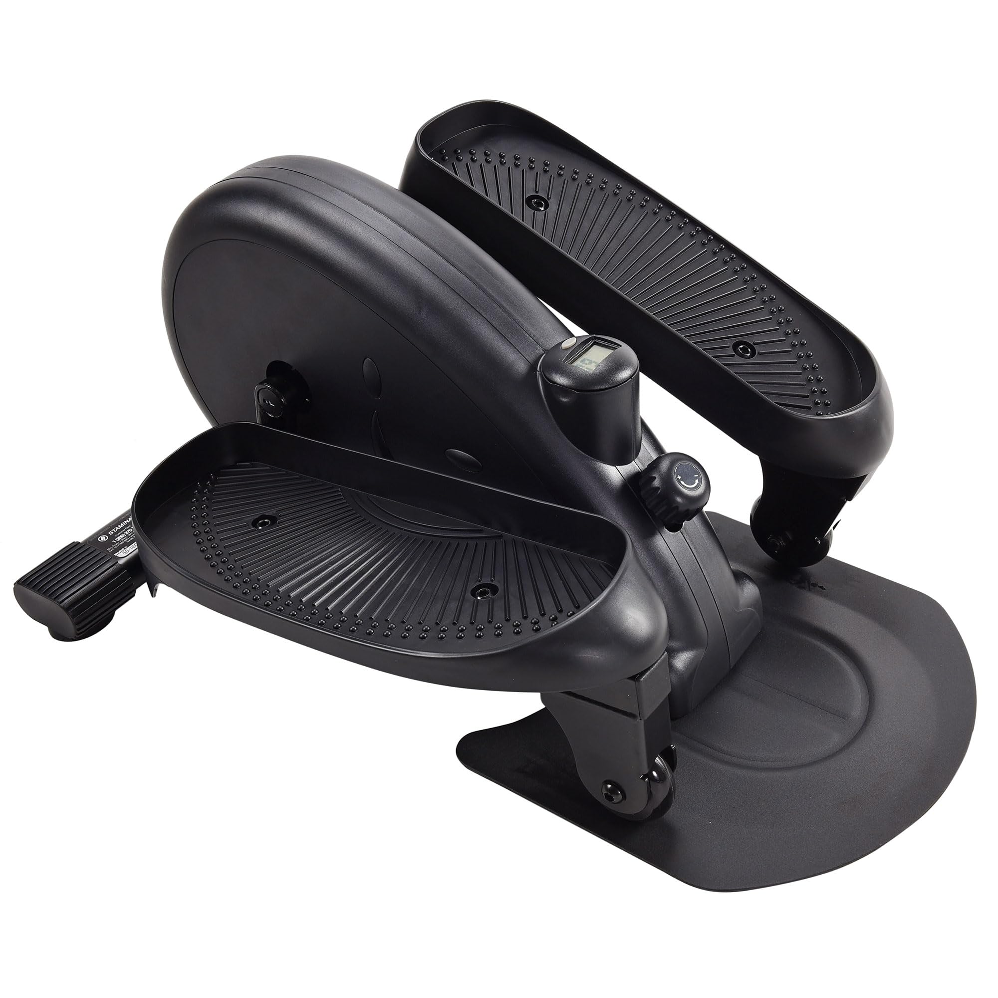Stamina Inmotion Compact Strider Under Desk Elliptical Machine - Portable Foot Pedal Exerciser for Home & Office - Seated or Standing Low-Impact Workout Equipment for Fitness, Rehabilitation & Active Sitting