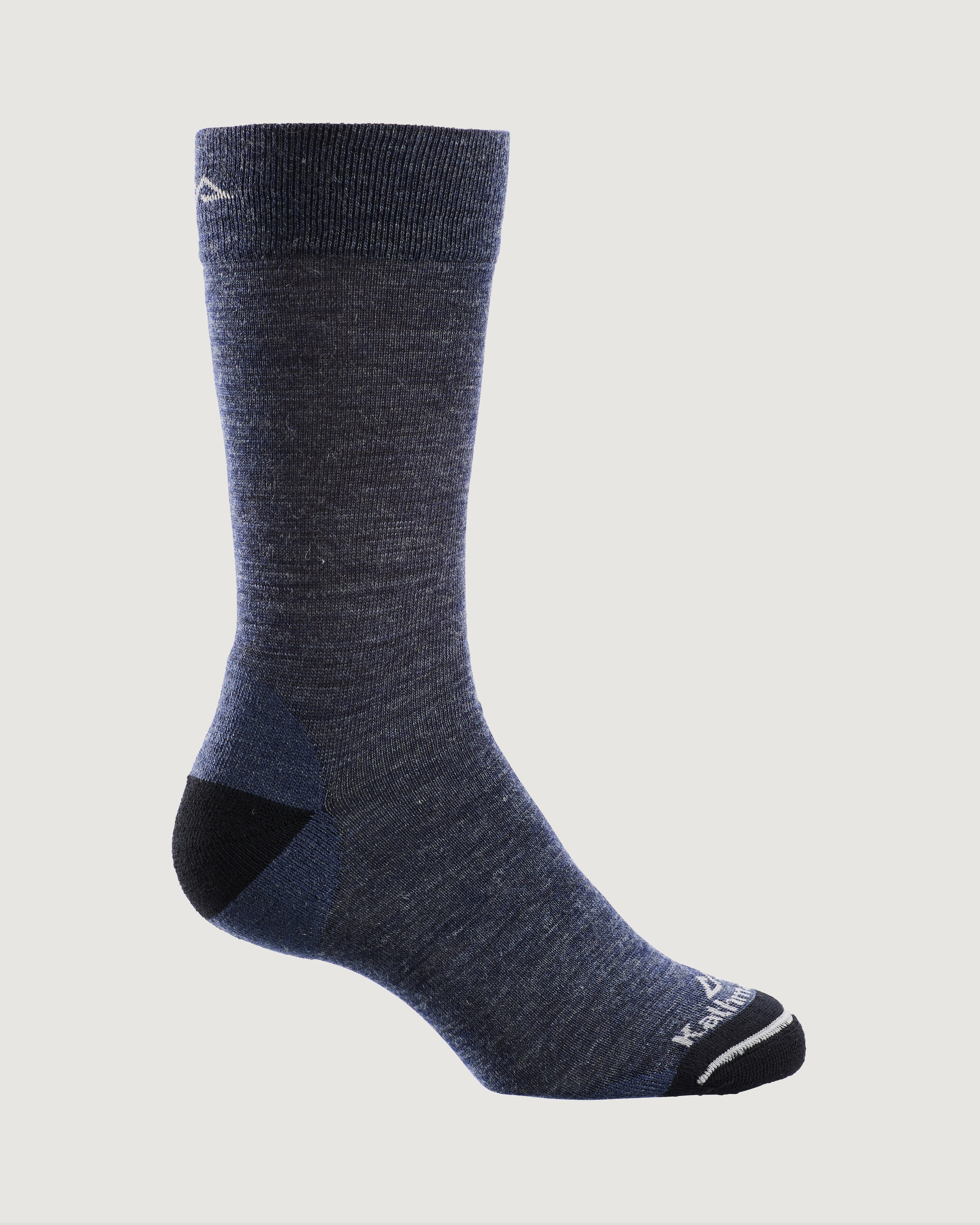 Premium Merino Wool Travel Socks for Men & Women - Dark Blue - Ultra Soft, Odor Resistant & Breathable - Perfect for Hiking, Camping & Long Flights