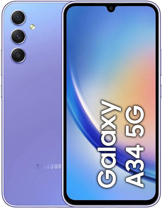 Refurbished Samsung Galaxy A34 5G (2023) - Like New Condition | Budget Smartphone for Streaming, Gaming & Productivity | Unlocked for All Carriers