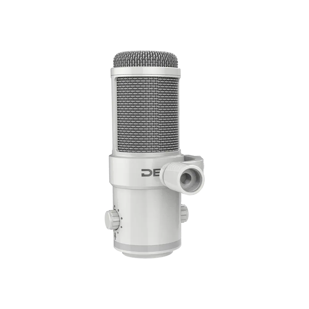 VO 7U Professional Podcast Recording Kit - White Edition USB Microphone for Streaming, Voice Overs & Home Studio | Perfect for Podcasters, Gamers & Content Creators