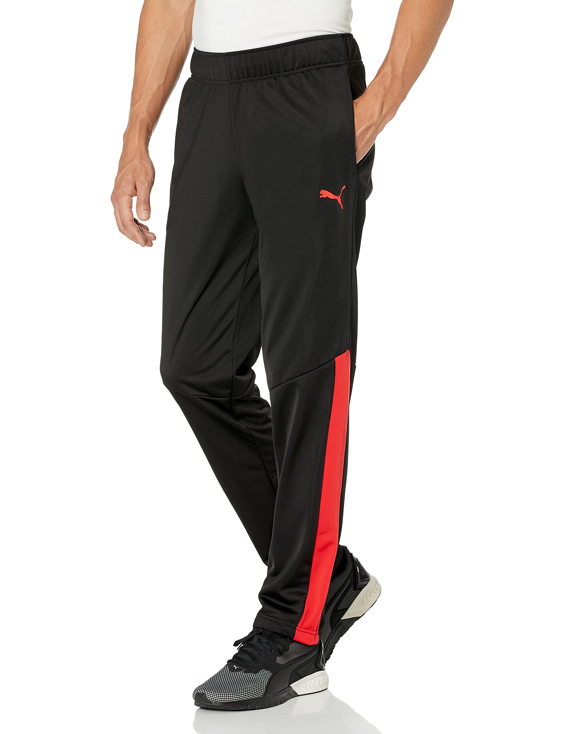 PUMA Men's Contrast Pants - Big & Tall Sizes | Comfortable Athletic Joggers for Running, Gym & Casual Wear