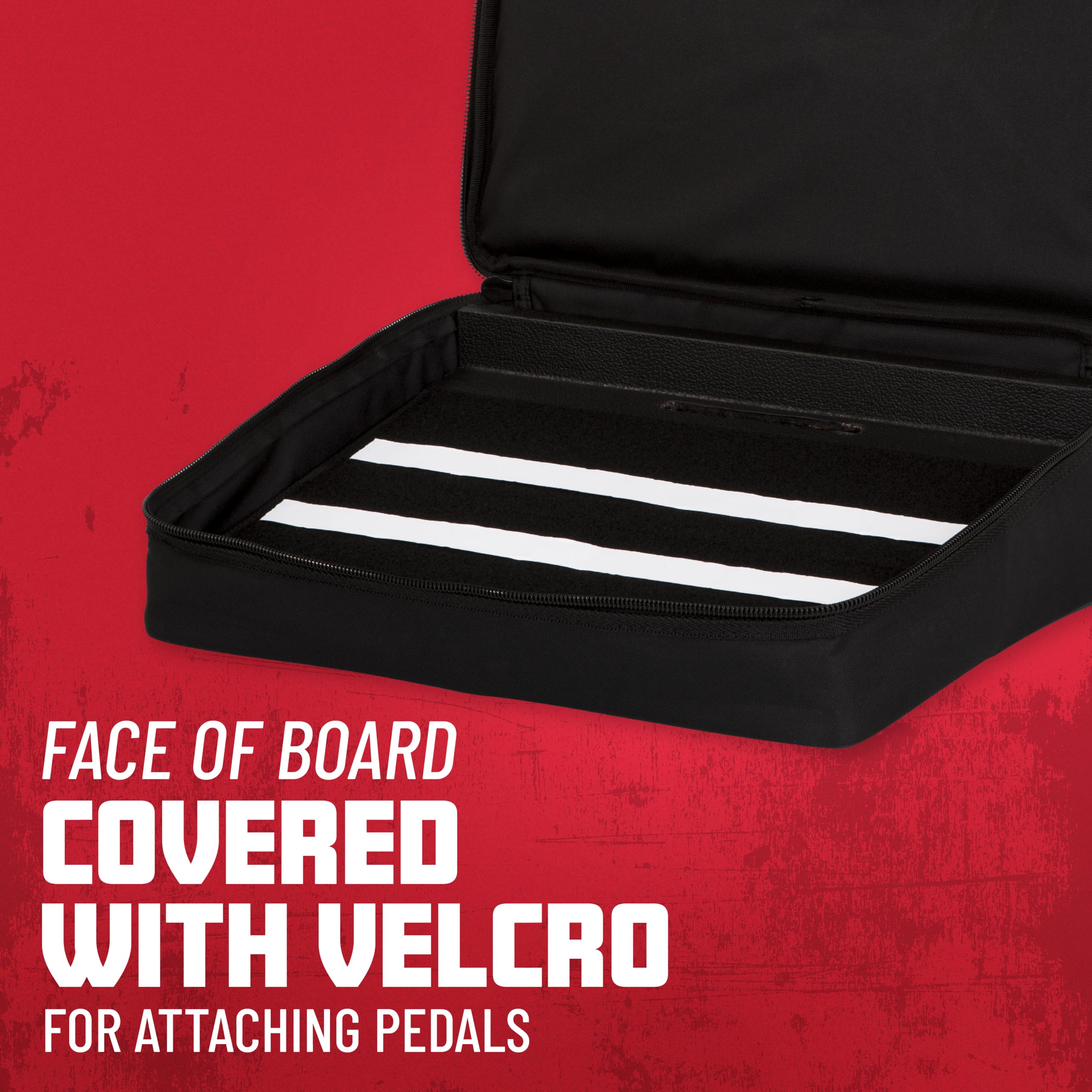 Gator Pedal Tote - 16.5 x 12 Inch Portable Pedalboard with Carrying Bag | Perfect for Guitarists & Musicians On The Go