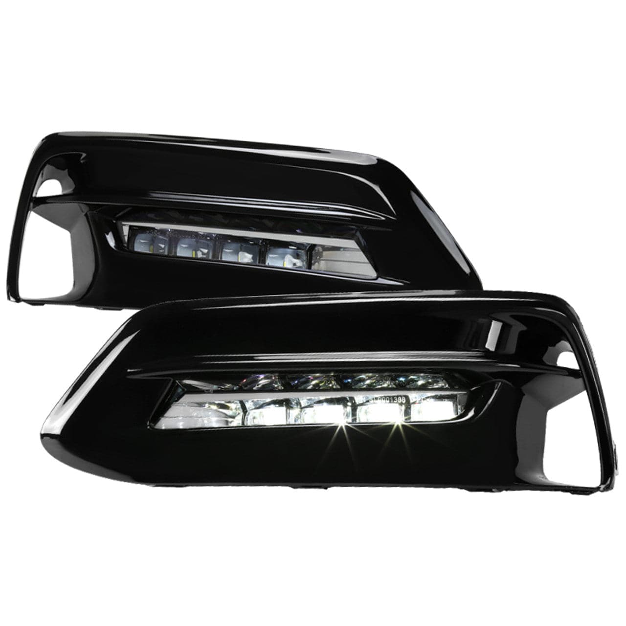 2018-2020 Honda Accord Sedan LED Fog Light Kit with Switch & Wiring Harness - Chrome Housing & Clear Lens - Upgrade Your Night Driving Visibility for Safer Commutes