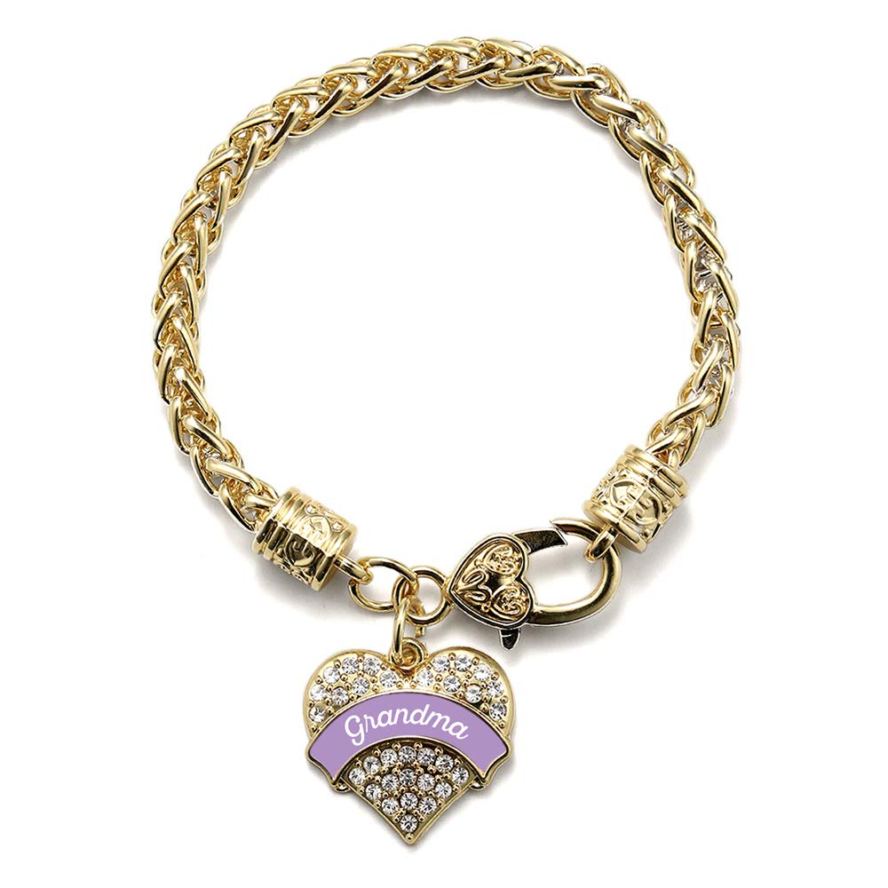 Inspired Silver Gold Pave Heart Charm Bracelet with Cubic Zirconia - Elegant Dainty Jewelry for Women, Perfect for Valentine's Day Gifts, Anniversary, Birthday & Everyday Wear