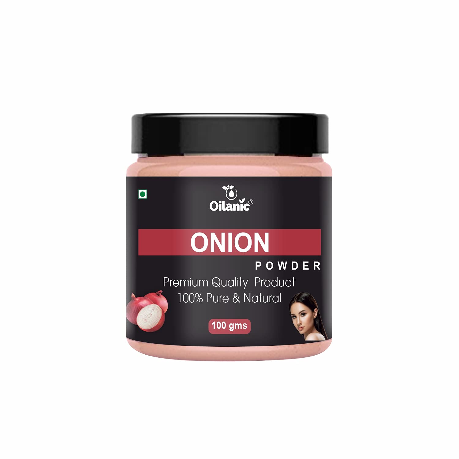 Oilanic 100% Pure Natural Onion Powder for Hair Growth & Skin Care - 2 Pack (200g Each) | Organic Onion Extract for DIY Hair Masks, Scalp Treatments & Natural Skincare Recipes