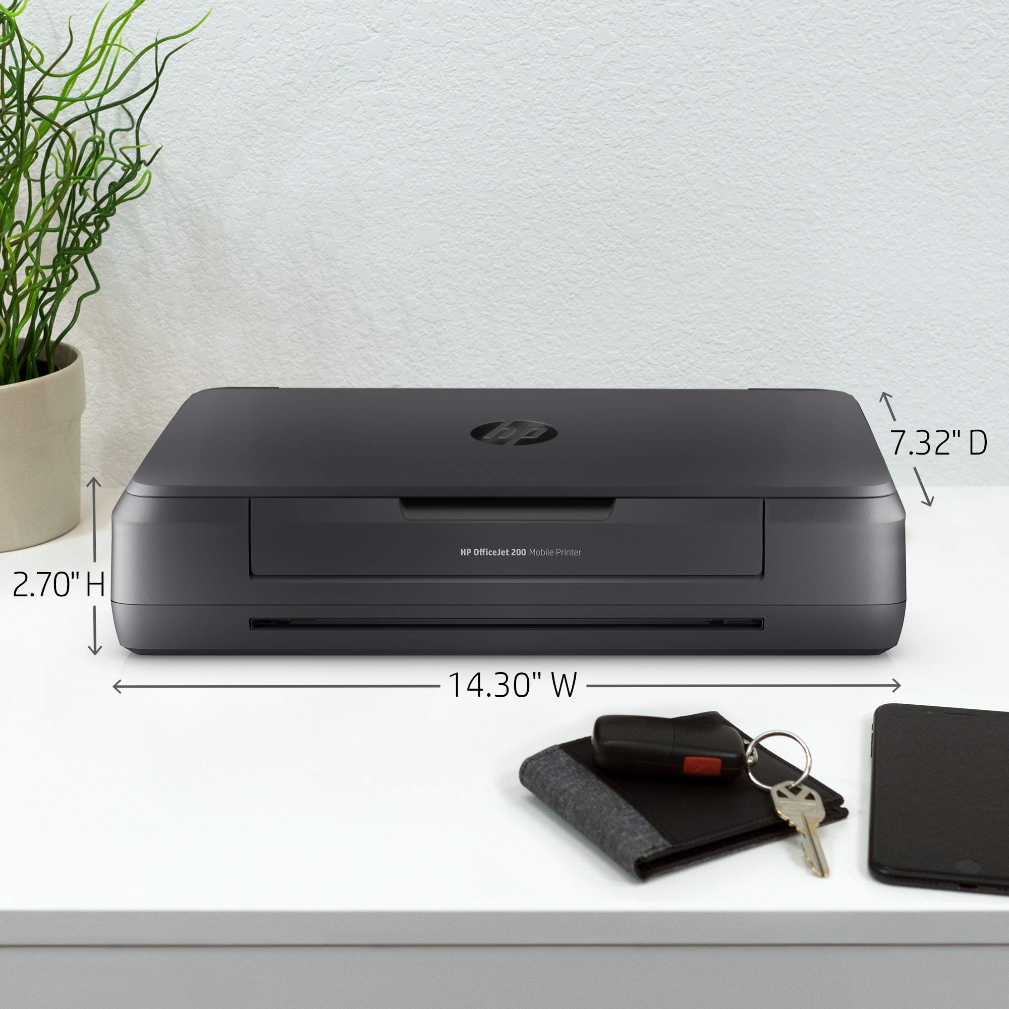 HP OfficeJet 200 Portable Wireless Printer | Mobile Printing | Compact Travel Printer (CZ993A) (Renewed) | Perfect for Business Travel, Home Office & On-the-Go Printing